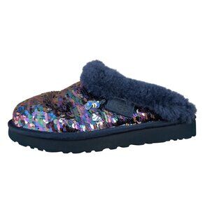 Women's‎ UGG Cluggette Slippers Sequin Navy Size 7
